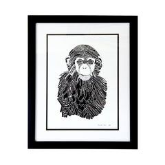 Limited Edition Print Chimp