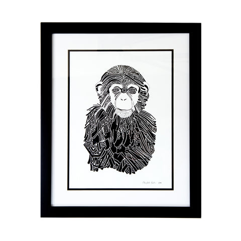 8"x10" Chimp Print