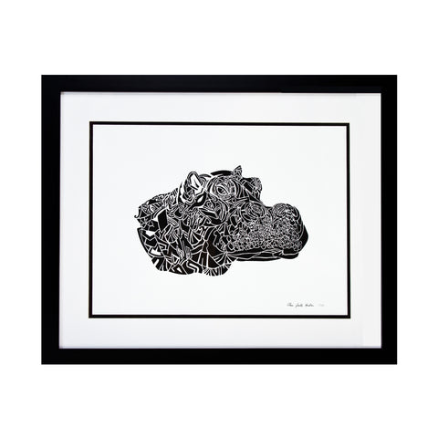 Limited Edition Print Hippo